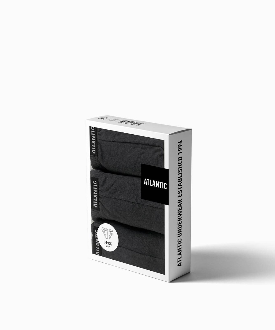 Chiloți sport din bumbac pentru bărbați 3-Pack