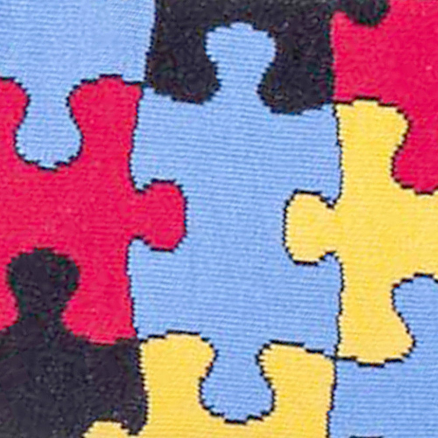 Picioare puzzle din bumbac pentru bărbați