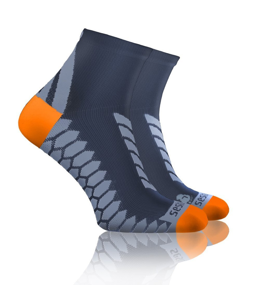 5X Bawełniane oddychające bezszwowe skarpety sportowe SPORT SOCKS Sesto Senso