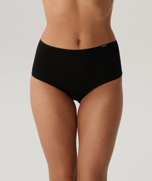 Bottoms maxi din bumbac negru pentru femei