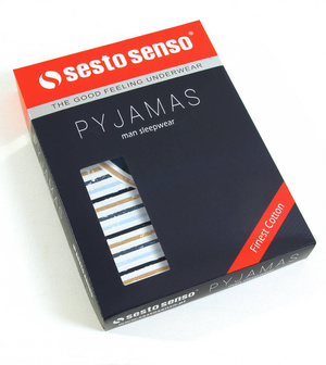 Piżama Męska Krótki Rękaw 2556/10