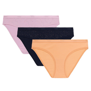 Bikini din bumbac colorat pentru femei
