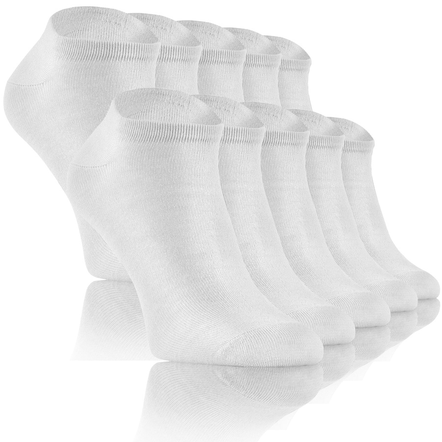 10x șosete unisex din bambus pentru picioare