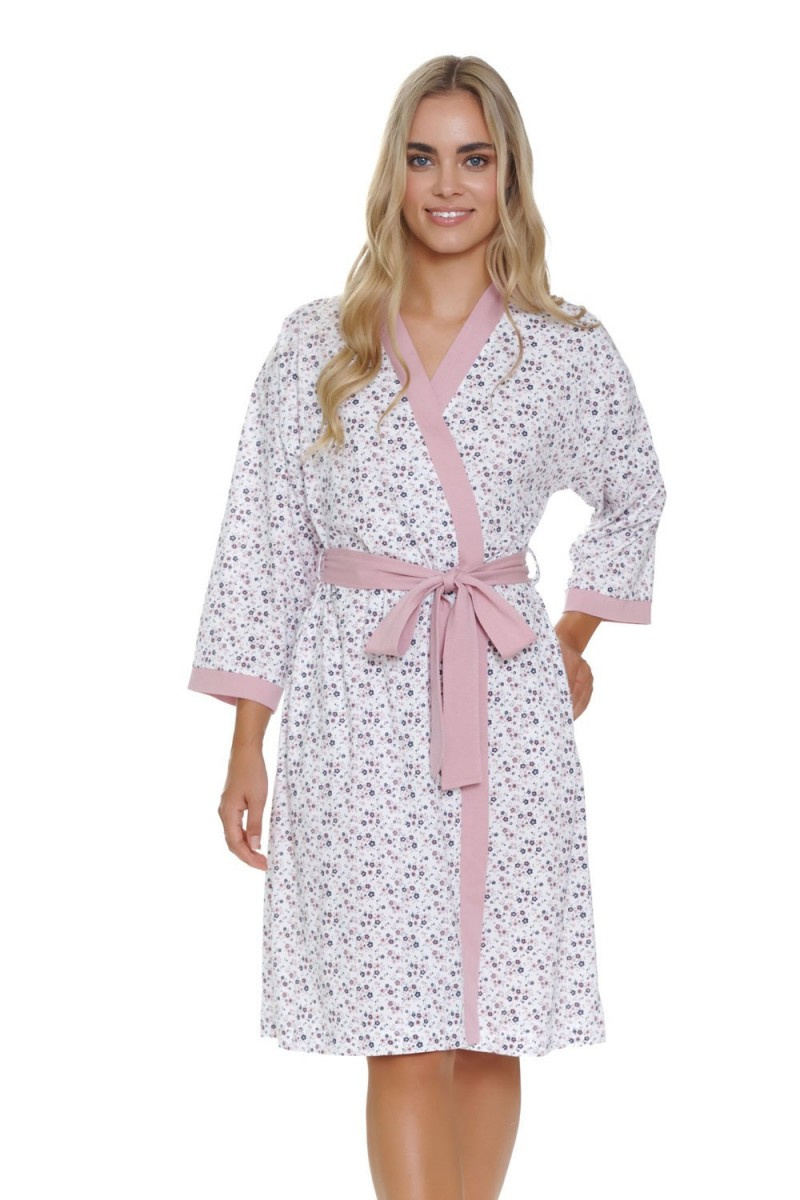 Halat Kimono cu model floral