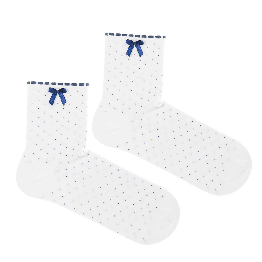 Șosete punctate cu papion