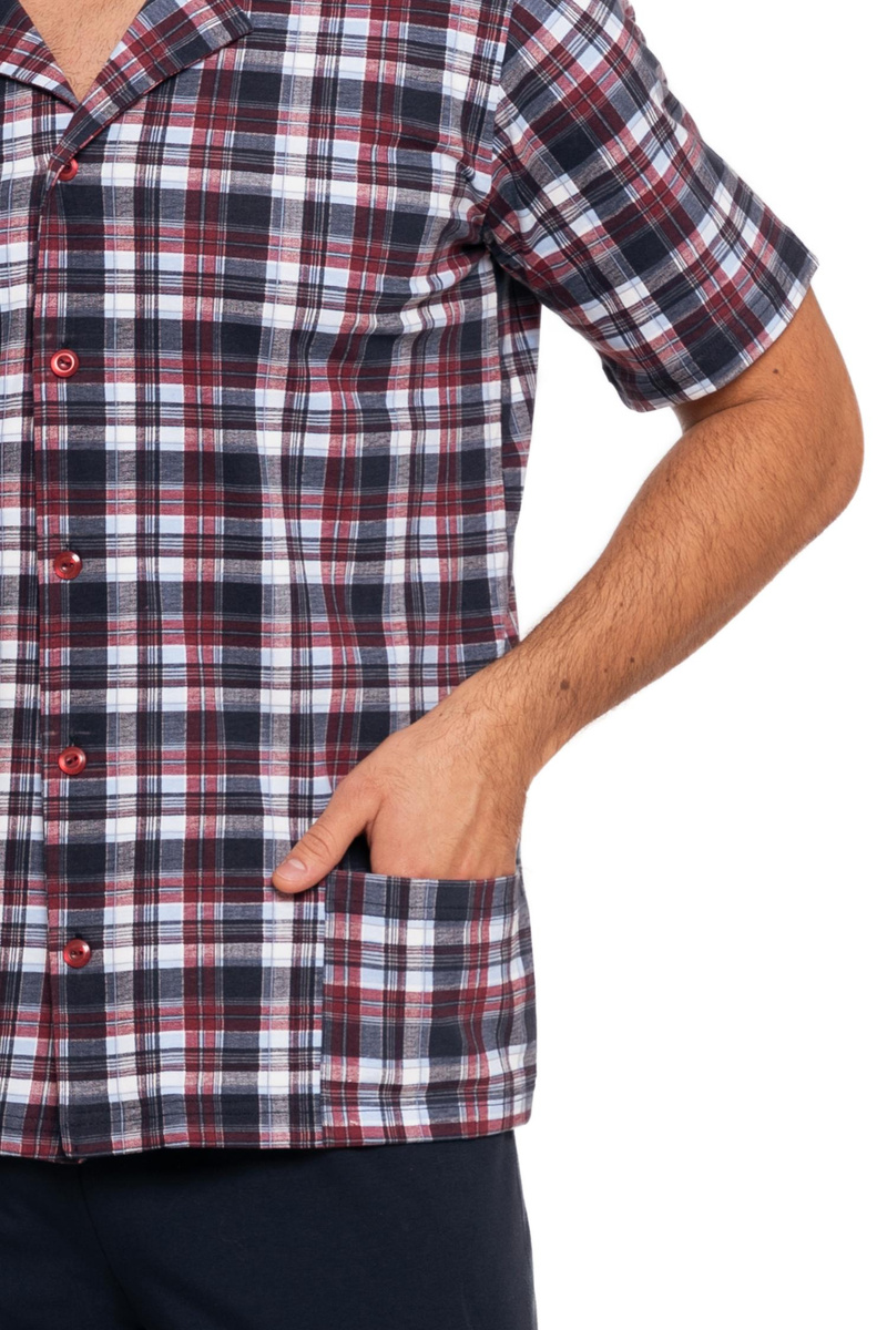 Pi?ama m?ska z kr?tkim r?kawem Plus Size