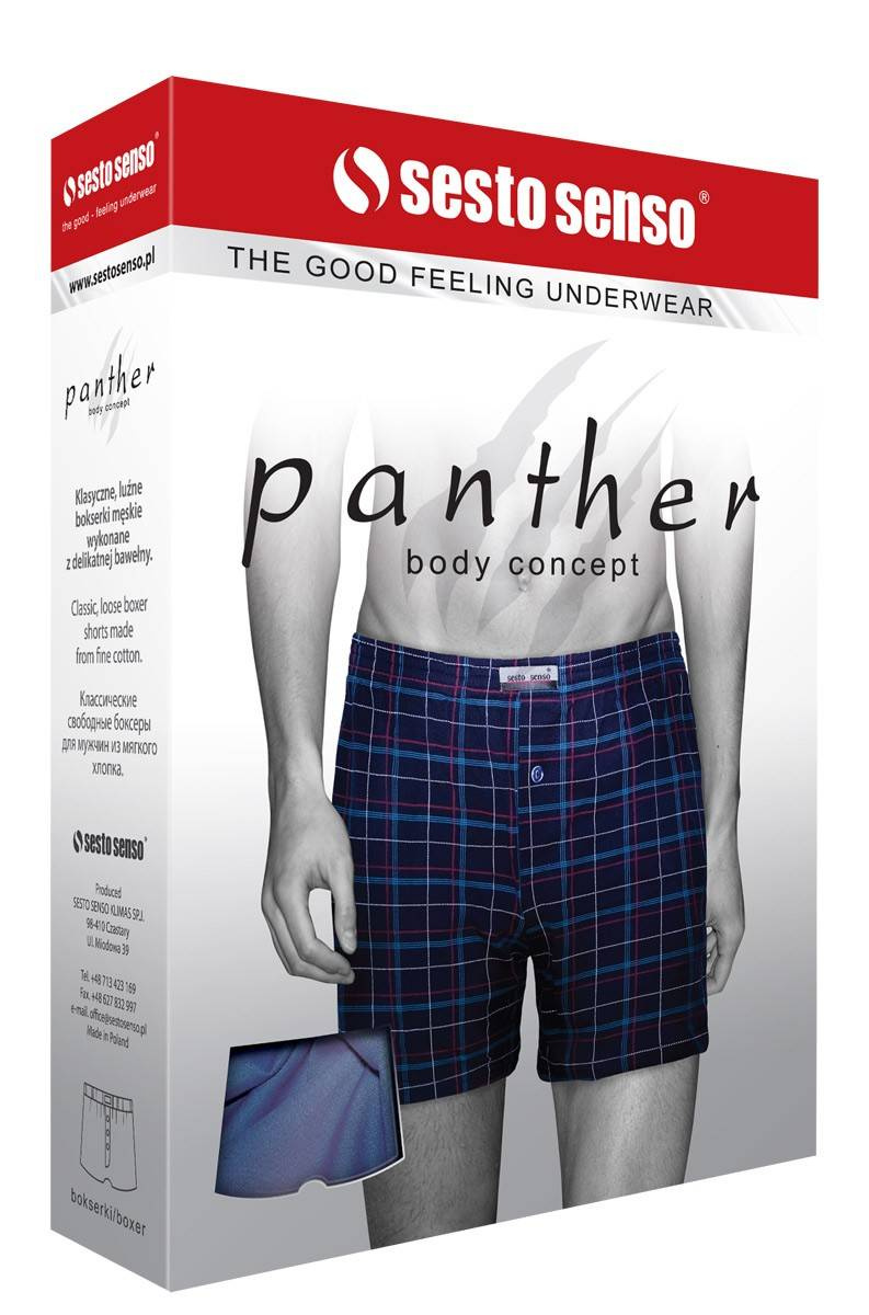 Panther Boxeri pentru bărbați Bumbac