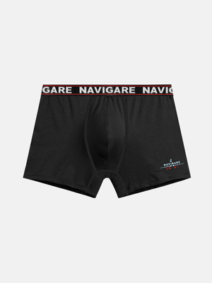 Pantaloni scurți boxeri pentru bărbați cu cauciuc exterior Art 322 negru Navigare