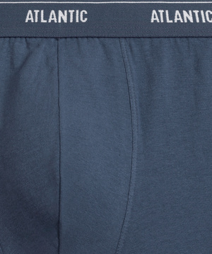 Pantaloni scurți boxeri pentru bărbați din bumbac albastru 2-Pack