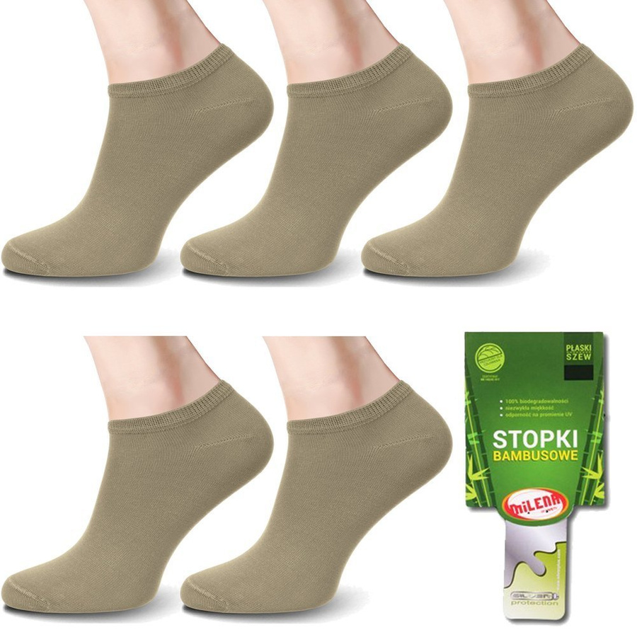 Șosete din fir de bambus, pachet de 5