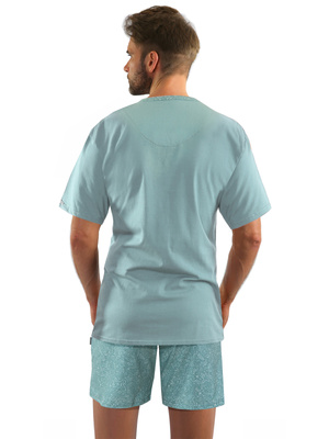 Pijama bărbătească Comfort din bumbac creponat