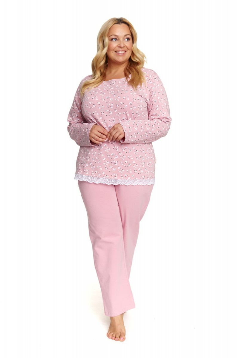 Elegant Plus Dimensiune femei bumbac pijamale