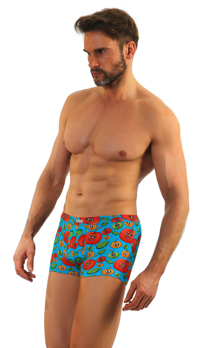 Pantaloni scurți boxeri din bumbac pentru bărbați, stil amuzant, 3-pack