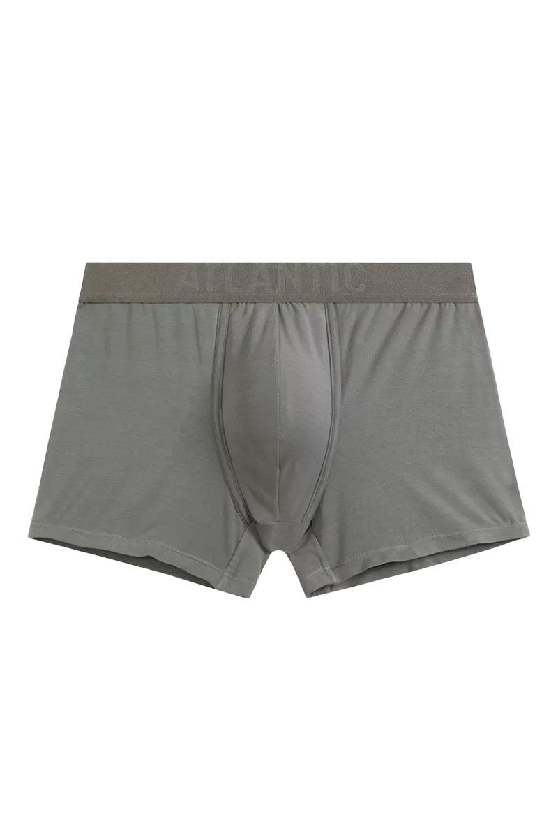 Pantaloni scurți sport pentru bărbați verzi 88% micromodal Atlantic - confort maxim și respirabilitate