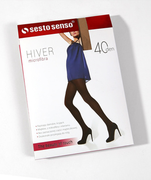 Colanți pentru femei Hiver 40DEN 2-pack