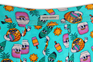 Pantaloni scurți boxeri din bumbac pentru bărbați în stil amuzant