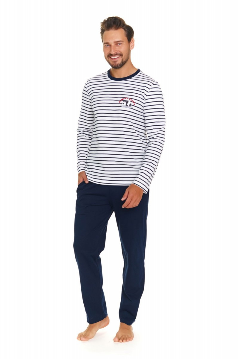 Bumbac marin Pijama din bumbac pentru bărbați