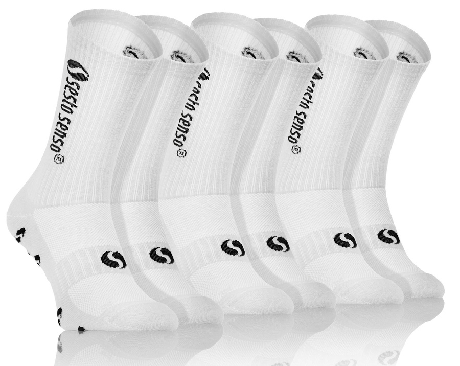 3x Șosete sportive din bumbac Unisex