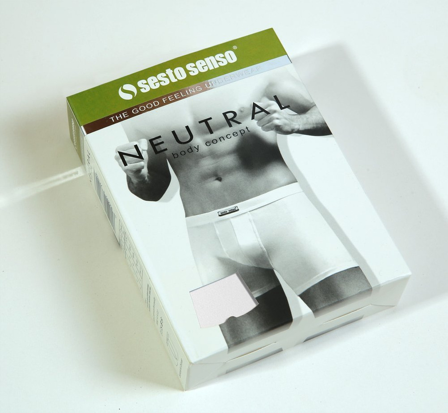 Boxeri pentru bărbați din bumbac neutru