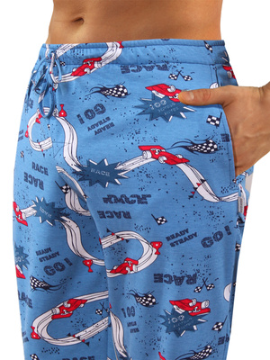 Pijama grafit pentru bărbați cu motive Cars