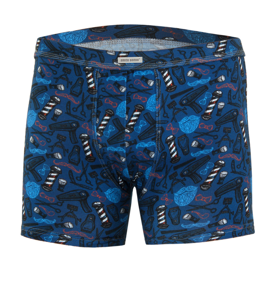 Pantaloni scurți boxeri din bumbac pentru bărbați în stil amuzant