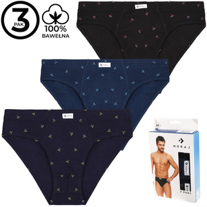 Slipy męskie bawełniane 3-pak