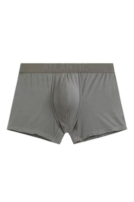 Pantaloni scurți sport pentru bărbați verzi 88% micromodal Atlantic - confort maxim și respirabilitate