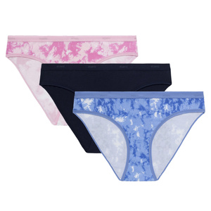 Trei-pachet de femei bumbac Bikini Bottoms