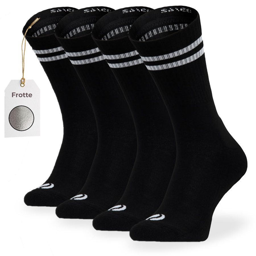 Șosete sport Terry pentru persoane active SKB04 4-pack