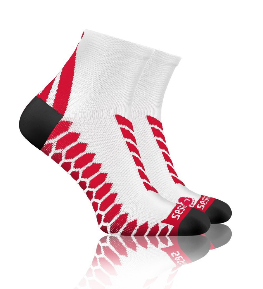 5X Bawełniane oddychające bezszwowe skarpety sportowe SPORT SOCKS Sesto Senso