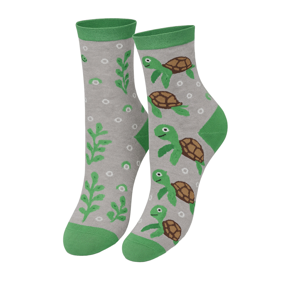 Kolorowe skarpetki damskie zabawne wzory Milena