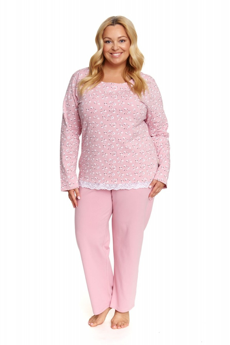 Elegant Plus Dimensiune femei bumbac pijamale