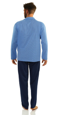 Piżama Męska Długi Rękaw Rozpinana 2385/15