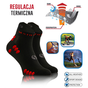 Șosete sport din poliamidă Unisex 3-pack