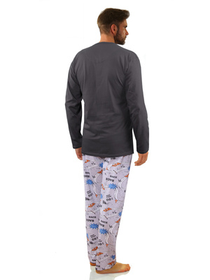 Piżama Męska Długi Rękaw JASIEK 2576/26