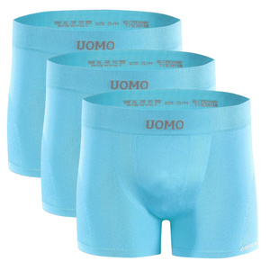 Pantaloni scurți boxeri fără cusătură pentru bărbați 3-Pack