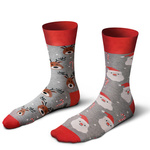 Șosete de Crăciun pentru bărbați Reindeer cu ochelari