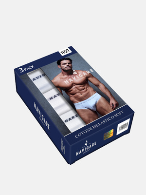 Chiloți pentru bărbați cu elastic exterior Fitted Art 102T Navigare
