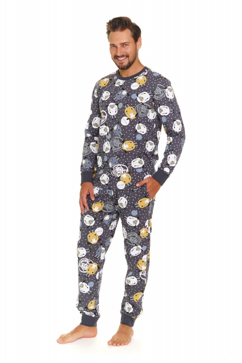 Pijama Comfort pentru bărbați din bumbac de oaie