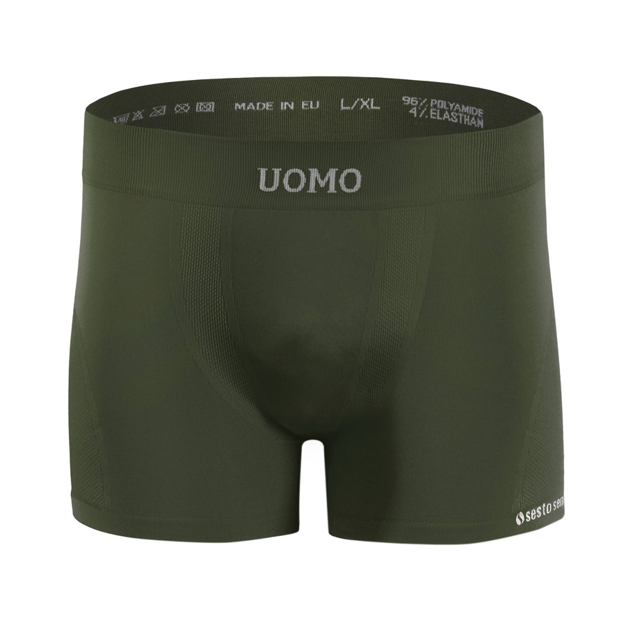 Pantaloni scurți boxeri fără cusătură pentru bărbați Solar