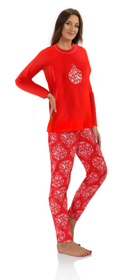Piżama Damska Świąteczna 2643/01