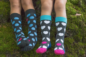 Șosete pentru copii din bumbac Hearts