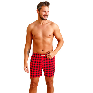 Pantaloni scurți boxeri din bumbac pentru bărbați