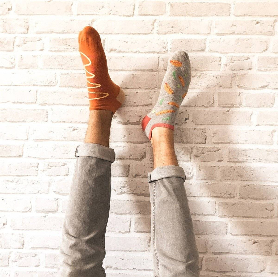 Șosete HotDog din bumbac pentru bărbați