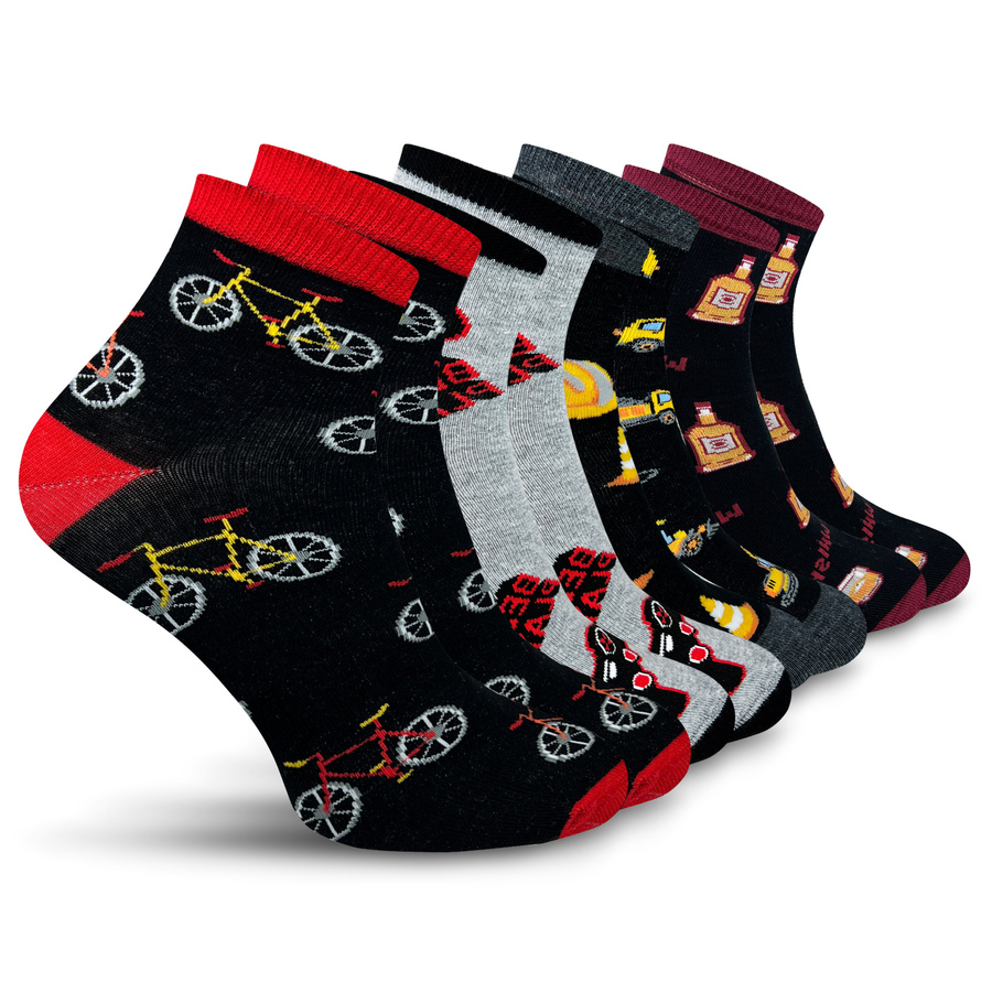 Șosete scurte pentru bărbați Not To Pair 4-pack