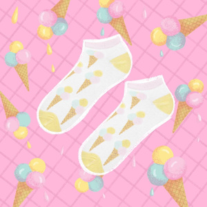 Femei Cotton Feet Citrus Comfort