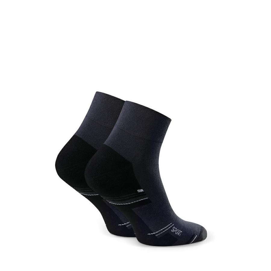 Șosete sport din bumbac negru pentru femei
