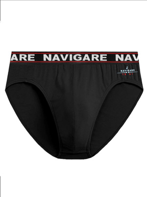 Chiloți pentru bărbați cu elastic exterior Fitted Art 324 Black Navigare