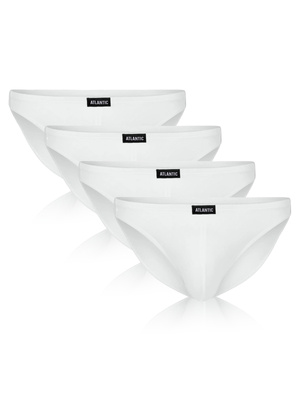 2 X Slipy Męskie Mini Czarne Bawełna Pima Bielizna Atlantic Basic