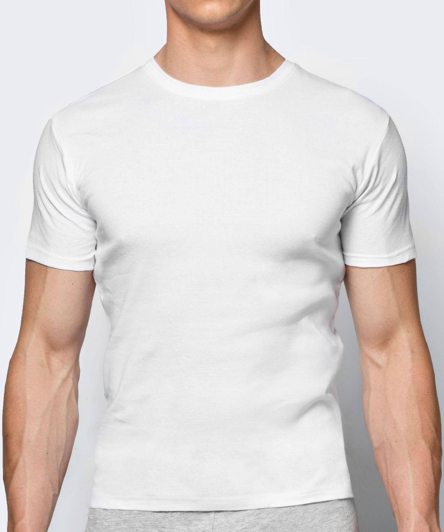 Bărbați bumbac Basic T-shirt